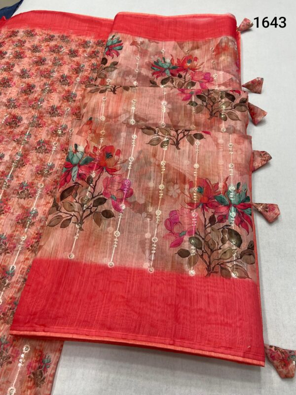 New collection Soft Cotton Saree - Image 7