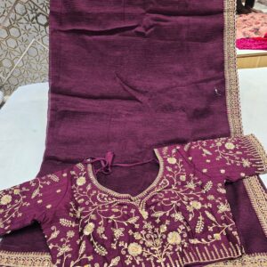 pure munga silk ,H.O Silk , Chinon silk Banarasi weaving and all fancy fabric 