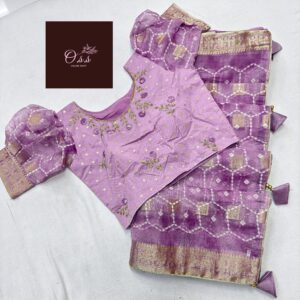 Soft Heavy Organza Silk Saree.