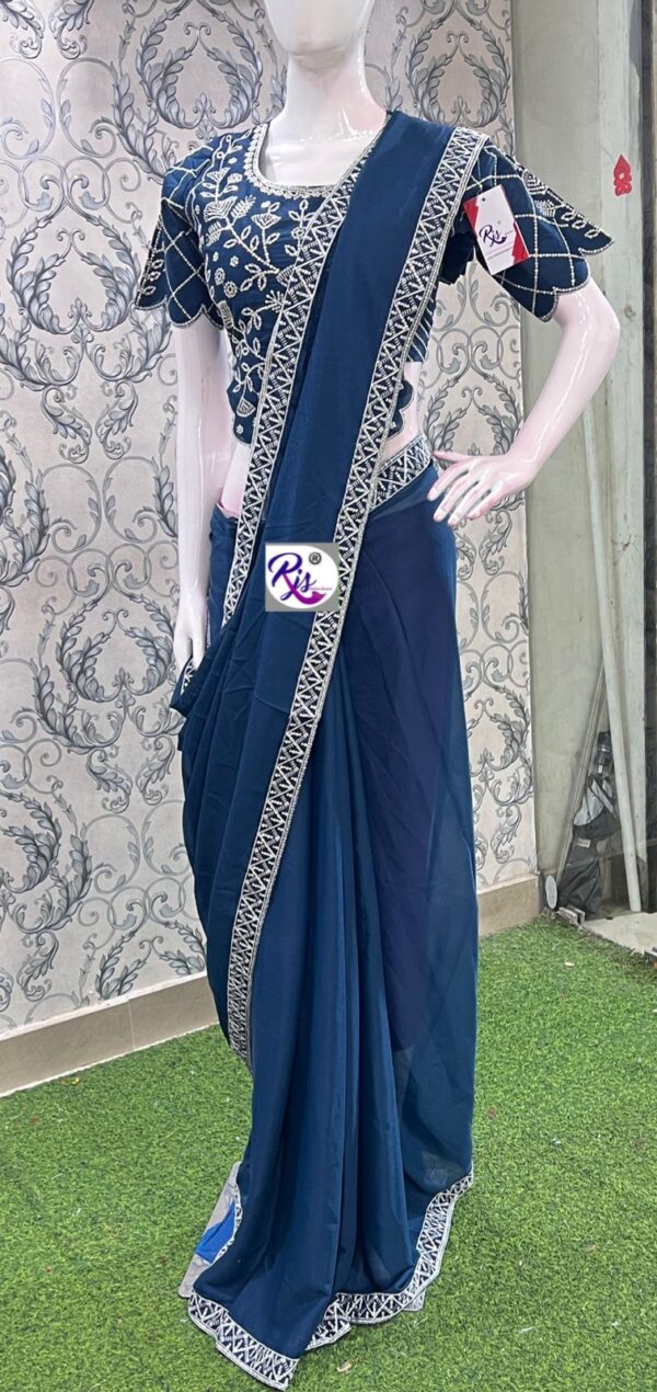 Designer Sarees with a Girlish Touch