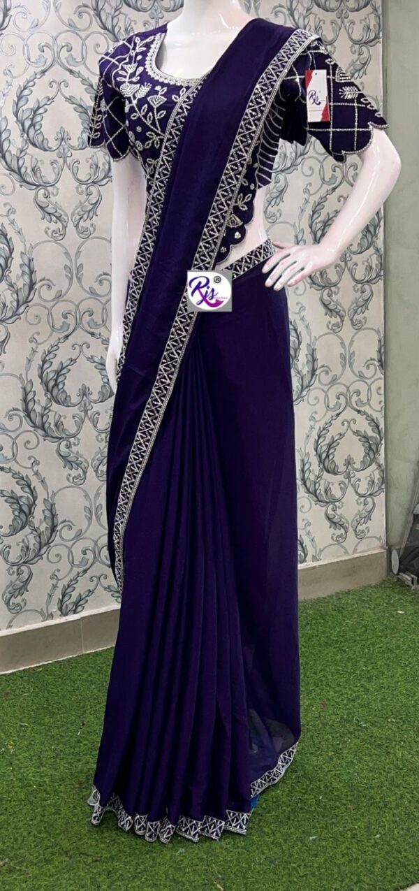 Designer Sarees with a Girlish Touch - Image 2
