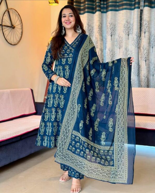 KURTA PENT WITH DUPATTA SUIT SET - Image 2